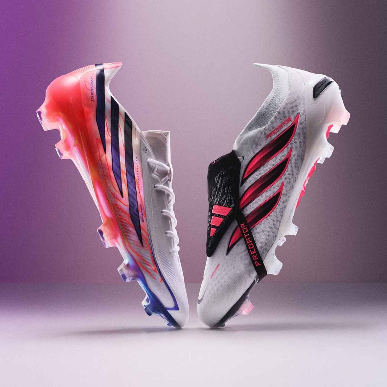 adidas、新作スパイク「カオスVSコントロールパック」を発表！ピンク基調に別れ…W杯16強からスター選手たちが着用