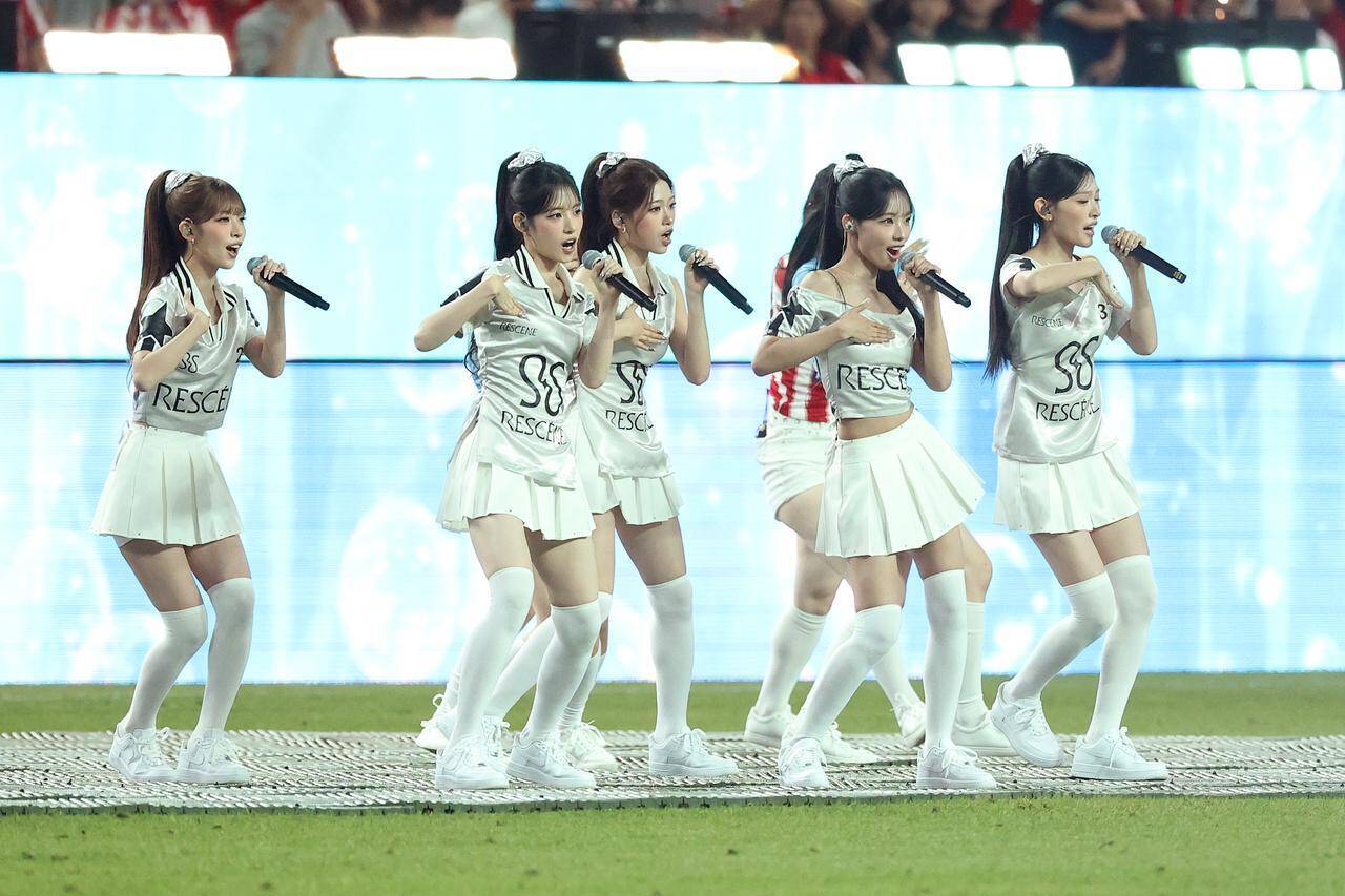 人気日韓女性アイドルと共演した韓国スター選手、大バズリの『ギャルピ』に苦笑い