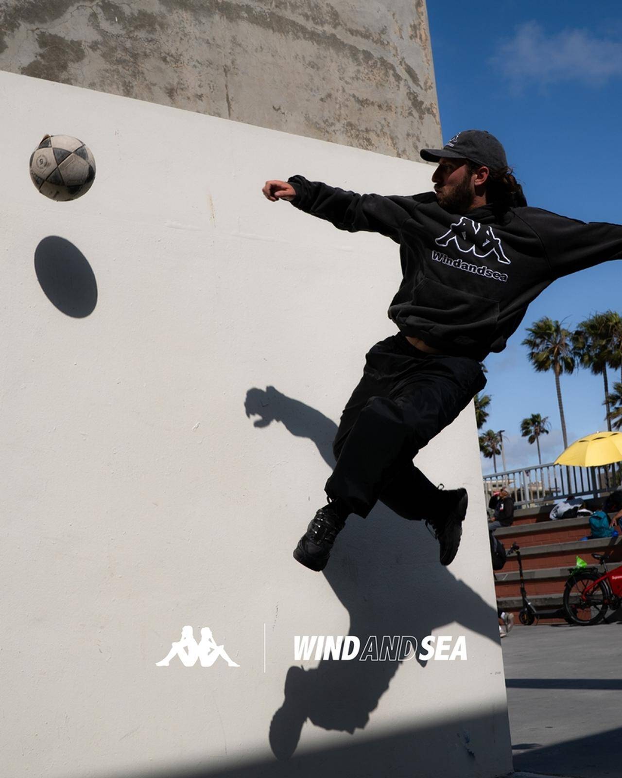 WIND AND SEA、イタリア発のスポーツブランド『Kappa』との“サッカー”コラボコレクションを発表！5月2日から抽選販売