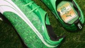 PUMA、伝説的サッカースパイクが復刻！最新スピードモデル『ウルトラ6カーボン』が見事な“芝生柄”に