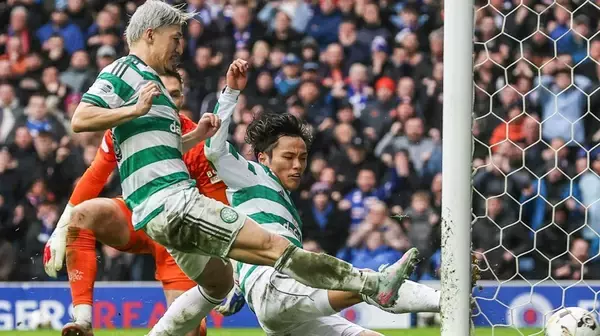 セルティック旗手怜央、宿敵決戦で劇的ゴール！「不貞腐れることもあるが、実力を見せつけた」とOB脱帽