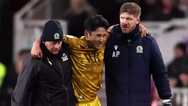 「本人は悪い予感がしている」森下龍矢、負傷交代…ブラックバーン監督が心配する