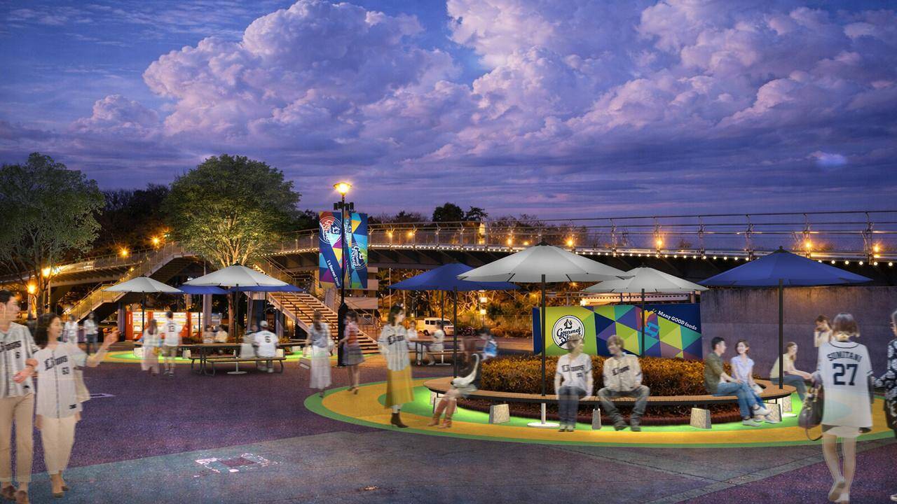 西武、ベルーナドームのエルズクラフトが「エルズクラフト supported by REED’S」としてリニューアル、駅前広場には“グルメストリート”も登場