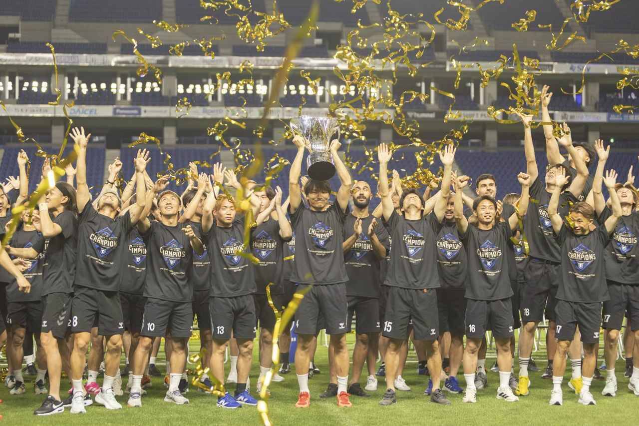 ACL2優勝！G大阪、GKの荒木琉偉が優勝報告会で「一生の思い出になる」激闘と初タイトル獲得の思い明かす