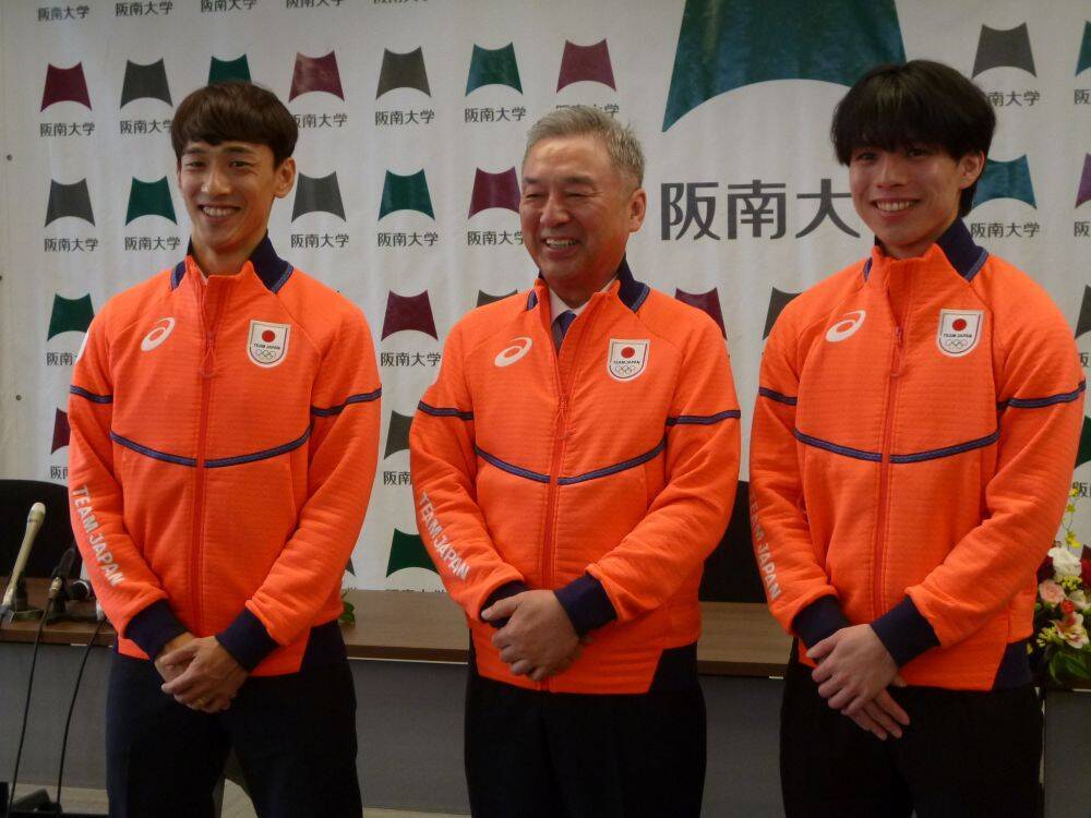 「チーム杉尾」で二度目の頂へ　阪南大学でミラノ五輪壮行会・記者会見が開催　宮田将吾&渡邊啓太が抱負明かす