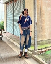 【スカーフ × キャップ】でトレンド感を。 垢抜けが狙える「ストリート系コーデ」