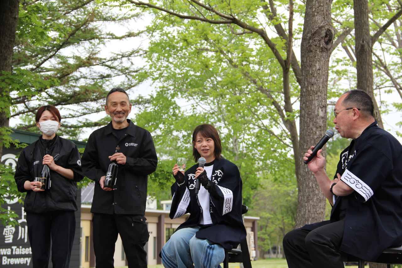 地元日本酒イベントに登壇。髙木菜那が明かす、姉妹の思い出と仲良し柔道家との驚きのエピソード