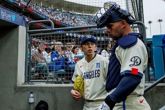 MLBキャリアベスト投球の佐々木朗希、8奪三振より先に口にした、ある捕手の名前