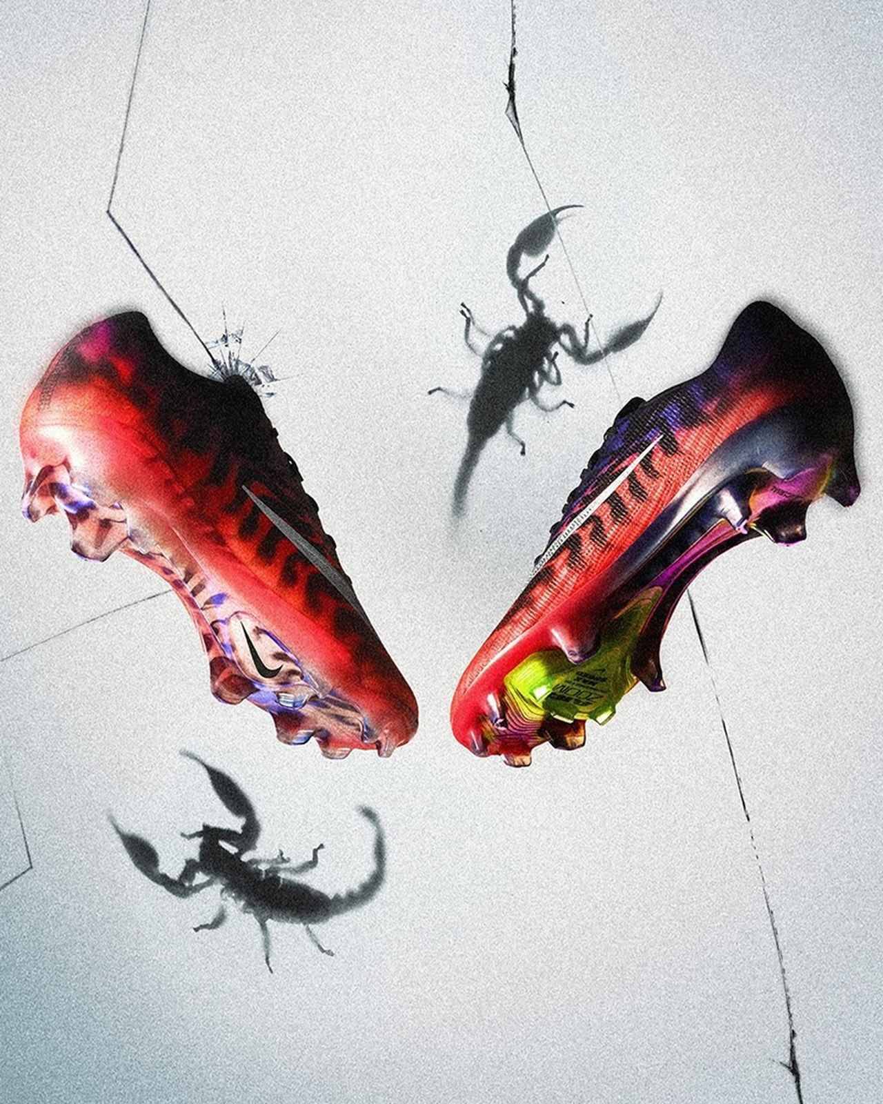 エムバペが着用開始！NIKEの新スパイク『マーキュリアル』に“伝説のスコーピオン”が復活…7月10日発売