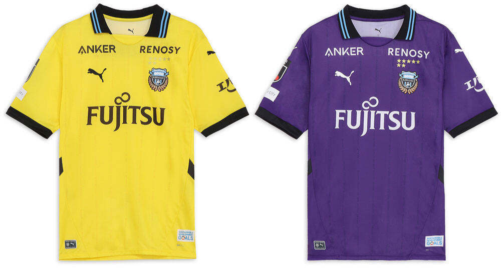 川崎フロンターレ、レトロな2025新ユニフォームを発表！「座標コード」のユニークデザインが登場