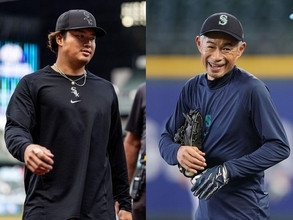 村上宗隆がイチローに直撃された瞬間——伝説が新世代に歩み寄った「シアトルの邂逅」