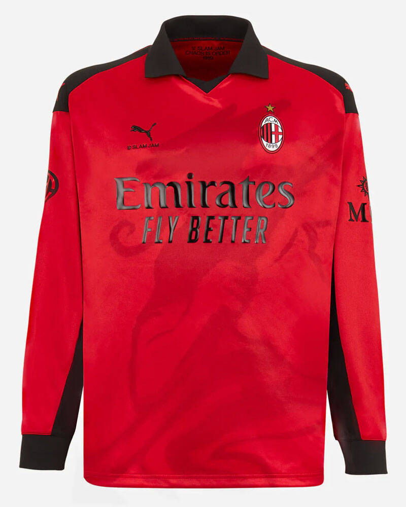 ミランが“2色”の第4ユニフォームを発表！人気ショップ「スラムジャム」とのコラボが実現