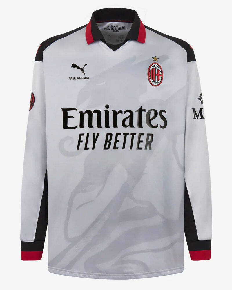 ミランが“2色”の第4ユニフォームを発表！人気ショップ「スラムジャム」とのコラボが実現