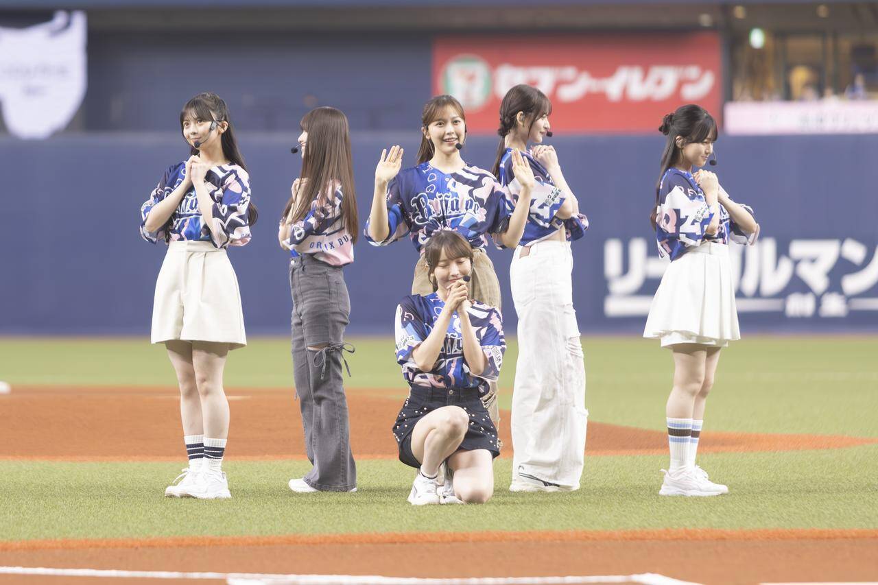 「乃木坂野球部」が京セラドームに降臨！「99点」と自己評価した黒見明香によるセレモニアルピッチの模様も！