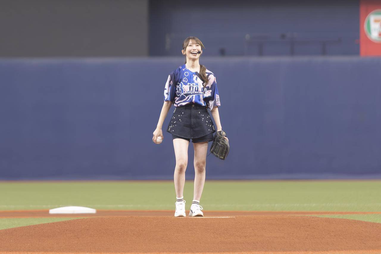 「乃木坂野球部」が京セラドームに降臨！「99点」と自己評価した黒見明香によるセレモニアルピッチの模様も！