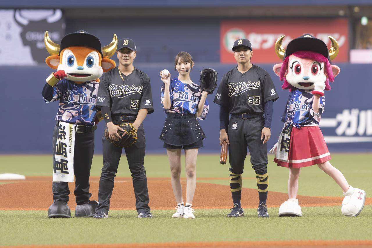 「乃木坂野球部」が京セラドームに降臨！「99点」と自己評価した黒見明香によるセレモニアルピッチの模様も！
