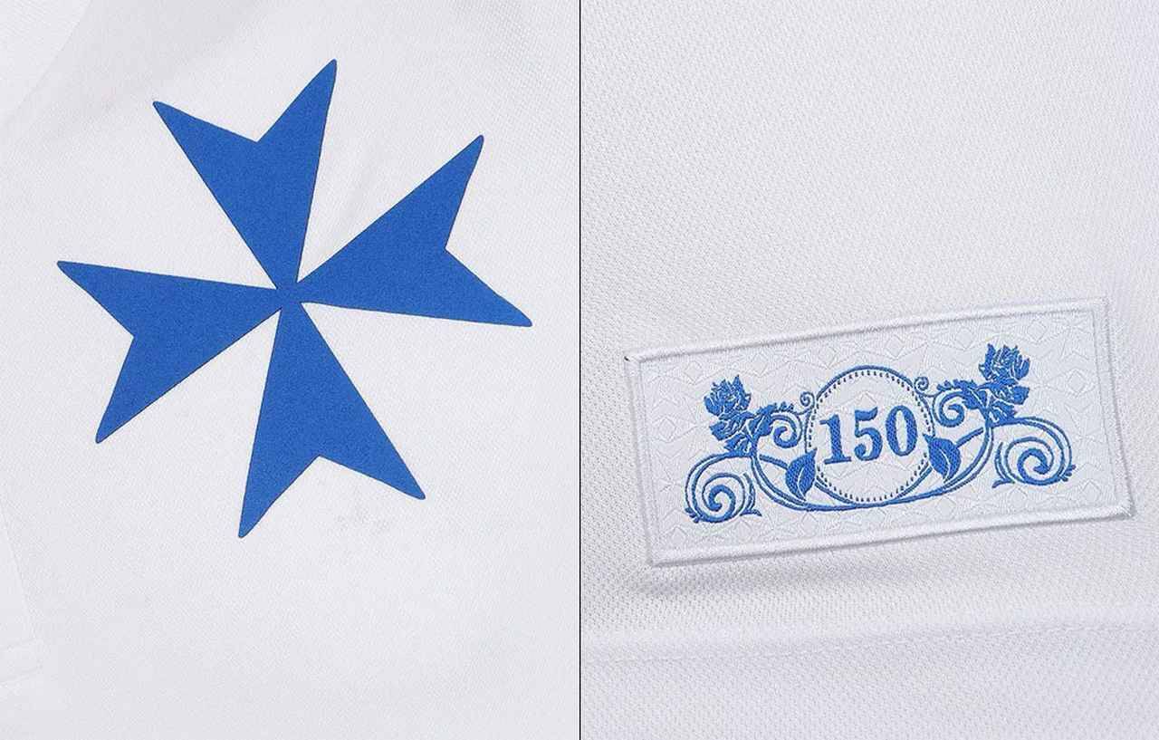 大橋と森下が所属のブラックバーン、超レトロな150周年ユニフォームを発表！エンブレムは「青十字」に