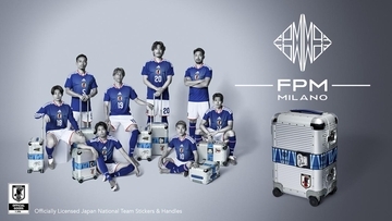 日本代表の「スーツケース」はイタリア製！FPM Milanoが“エンブレムステッカー”など公式グッズを展開中