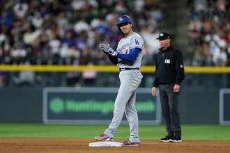 大谷翔平「ベーブ・ルースと並んだ」連続出塁記録を53試合に伸ばしドジャース歴代2位タイ！球団記録まで5試合