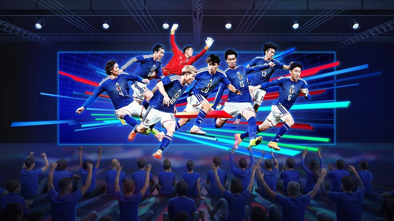 「サッカー日本代表」をテーマにした次世代型没入応援イベント、コンテンツの全貌が公開！東京・渋谷で5月29日から開催