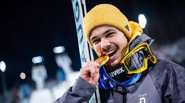 「人生で最高の偉業」スキージャンプ金メダリスト、実は“高所恐怖症”…苦悩を乗り越え100メートル超ジャンプ