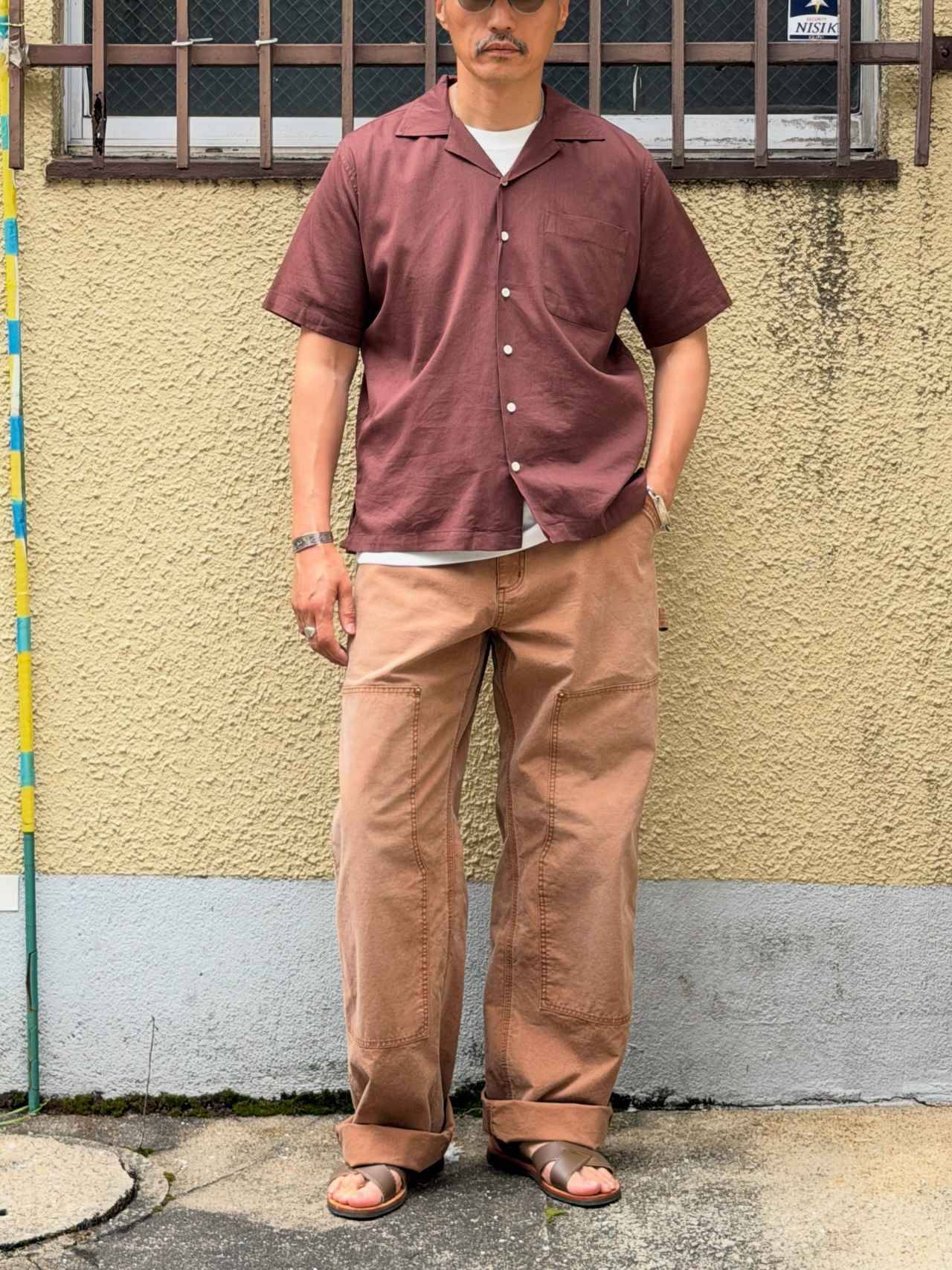 Tシャツ一択の夏から脱却。1枚で圧倒的な清潔感を作る【オープンカラーシャツ】の着こなし