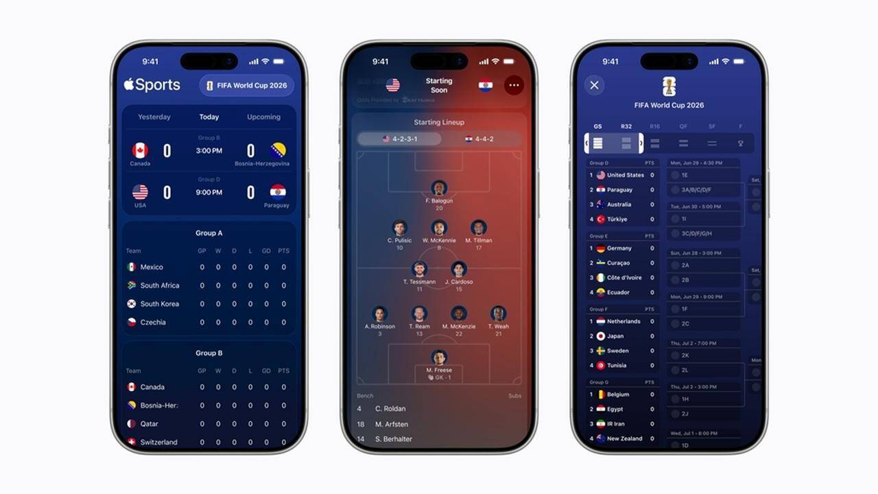 無料のスポーツ情報アプリ「Apple Sports」、ついに日本でも利用可能に ！W杯に向けてパワーアップ…フォーメーション図も