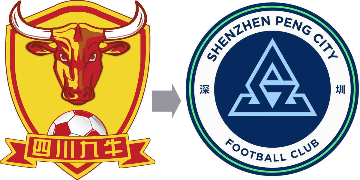 シティ・フットボール・グループの四川九牛、「新しいチーム名とエンブレム」を発表！劇的に変貌する