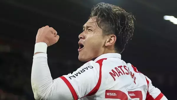 サウサンプトン松木玖生、2ゴールの大暴れで現地称賛！ブラックバーン大橋祐紀は森下龍矢のアシストで得点奪取