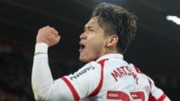 サウサンプトン松木玖生、2ゴールの大暴れで現地称賛！ブラックバーン大橋祐紀は森下龍矢のアシストで得点奪取