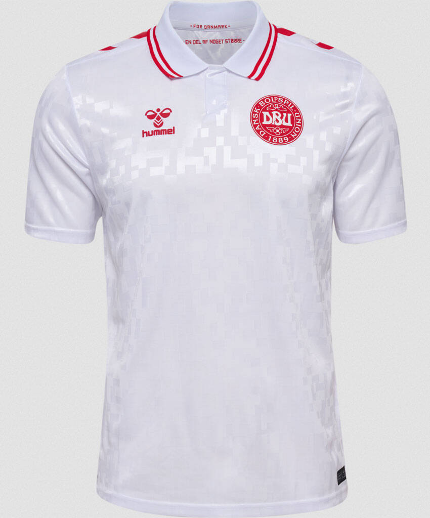 デンマーク代表、EURO2024に向けた新ユニフォーム発表！ゲーム「テトリス」のようなユニークデザイン