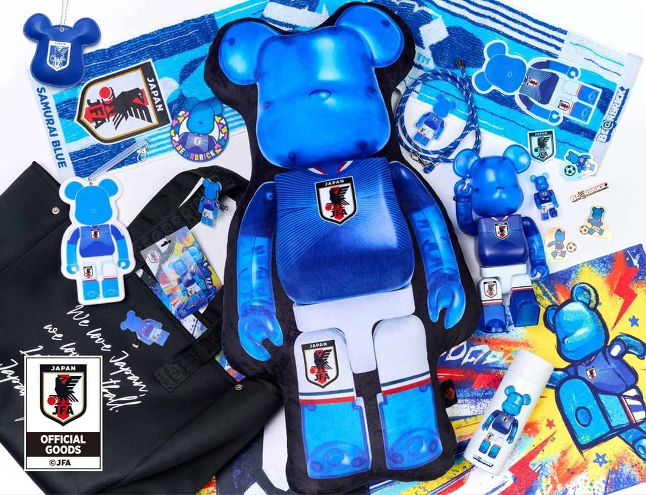 BE@RBRICK「サッカー日本代表Ver.」100％＆400％発売決定！1000％クッションなど全13種…6月5日より順次発売