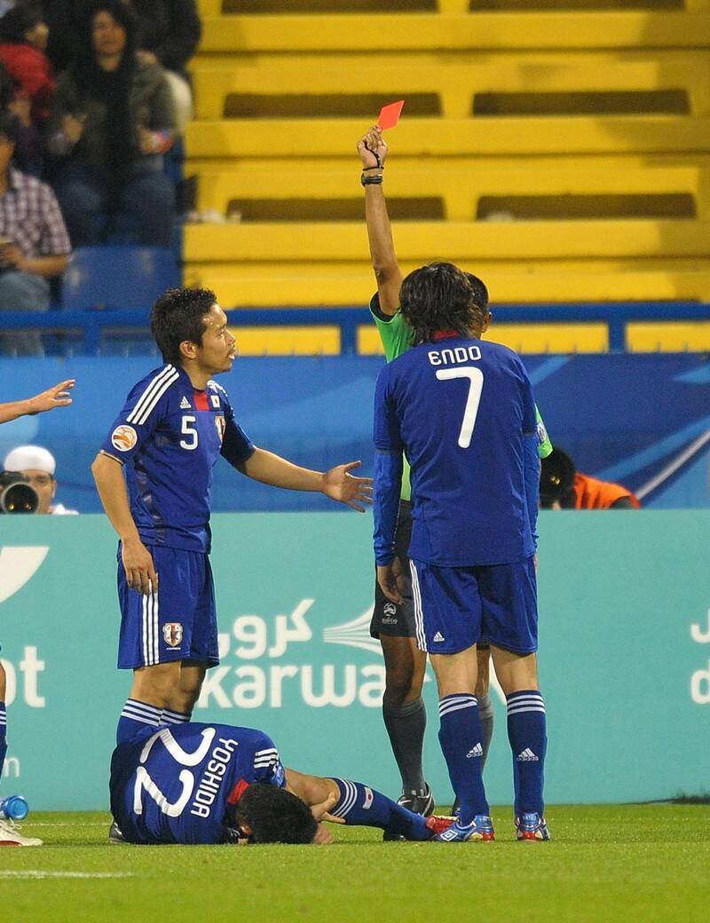 なんとまだ無敗！日本代表の「アジアカップでレッドカードを受けた5名の選手」