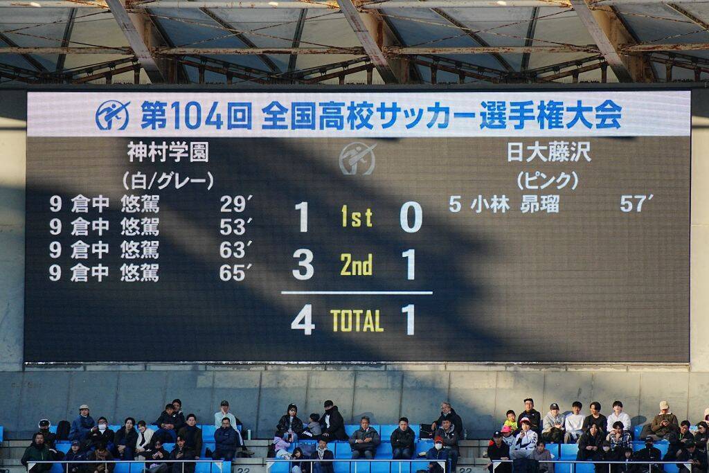 1試合4得点で大暴れのFW倉中悠駕「まだ大迫勇也さんの得点を超えていない」と神村学園で選手権の歴史を塗り替える