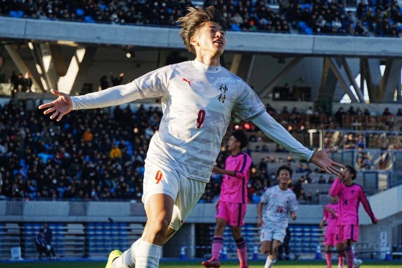 1試合4得点で大暴れのFW倉中悠駕「まだ大迫勇也さんの得点を超えていない」と神村学園で選手権の歴史を塗り替える