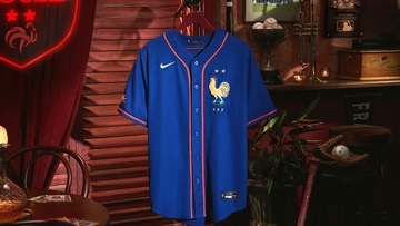W杯出場フランス代表とMLBが異色コラボ！野球ユニ「ベースボールシャツ」をNIKEが発売