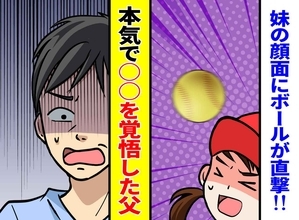 「顔に傷がついたら…」ボール直撃で頬骨骨折した娘→父が下した『まさかの決断』とは