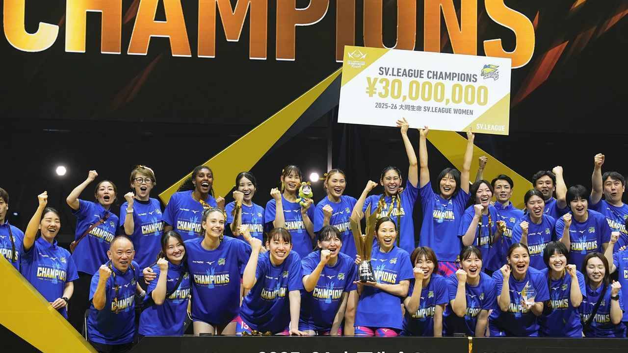 【バレー SVリーグ女子 FINAL 】“優勝以外は認めない” 中田久美が導いたSAGA久光、逆転の女王へ