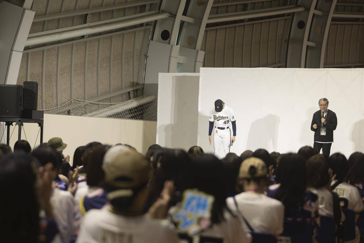 Bsオリ姫デーのトークショーに片山楽生が登場！後半戦への意気込みを語る