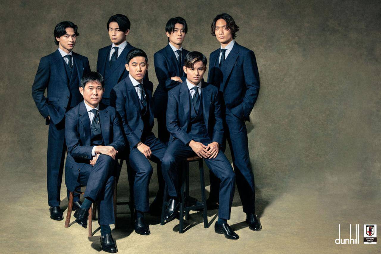ダンヒルが日本代表公式スーツ「SAMURAI BLUE COLLECTION 2026」を展開　選手と同じ“本物”を買える