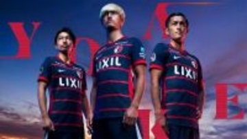 鹿島アントラーズが「百年構想リーグ」ユニフォームを発表！“21冠目”を刻む異色のダークネイビー