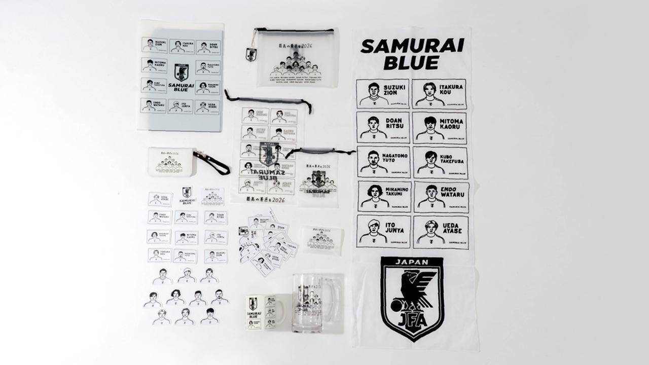 3COINS、“3種デザイン”の公式ライセンスグッズ「サッカー日本代表ver.」を発売！全国の店舗や公式通販サイトで販売