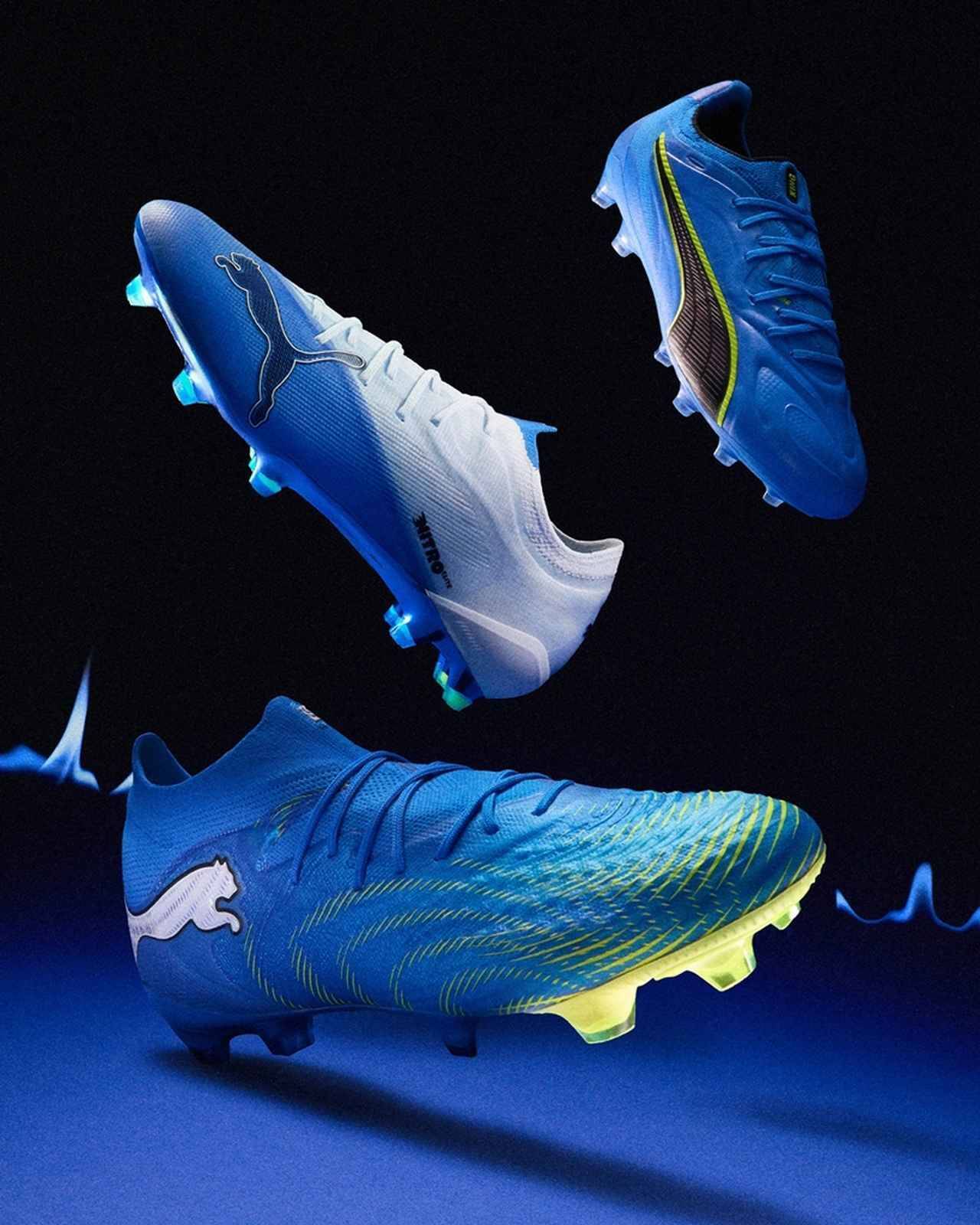 堂安や伊東らが代表戦で着用！PUMA、“青”の新作スパイク「アンスクリプテッドパック」が登場