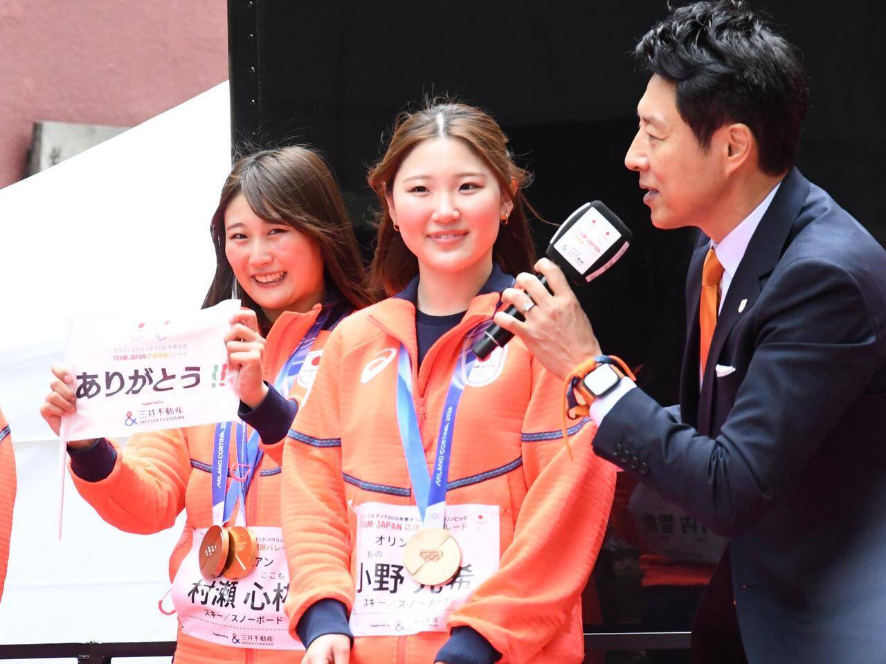 「4年後には金金メダルを」村瀬心椛、“心椛ポーズ”を披露し誓い
