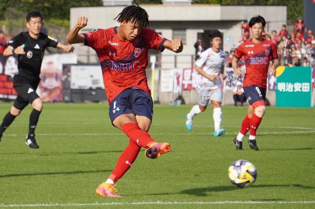 いわきFCのMF石渡ネルソン「悔しい思いをしたので、あれがあったからここまで来れたと言えるように」U-20ワールドカップ帰還から即先制弾！