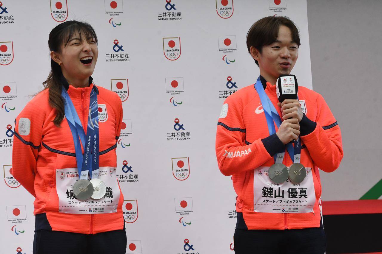 泣きすぎた坂本花織、「笑ってる顔を久々に見たわ！」と突っ込まれる