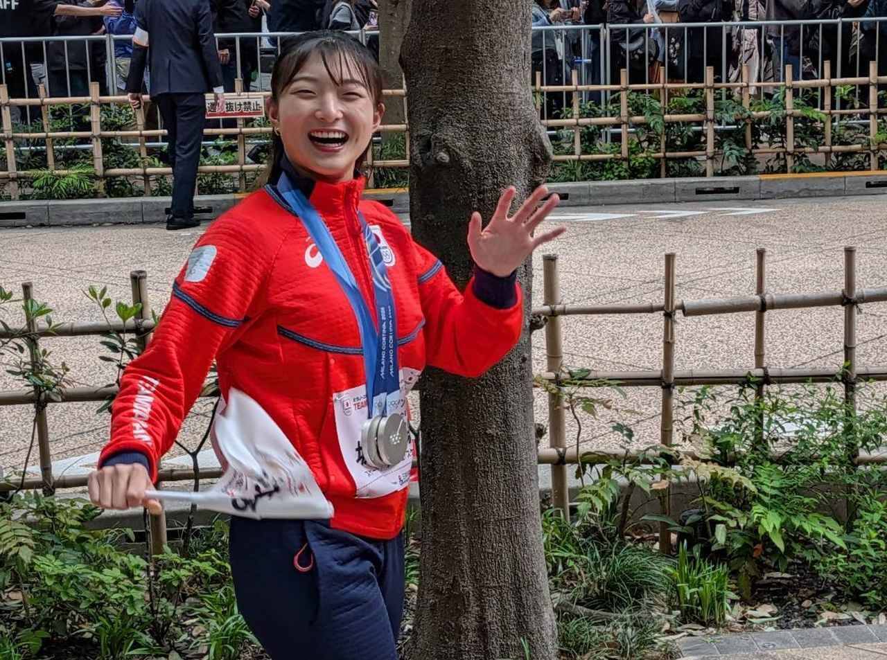 泣きすぎた坂本花織、「笑ってる顔を久々に見たわ！」と突っ込まれる