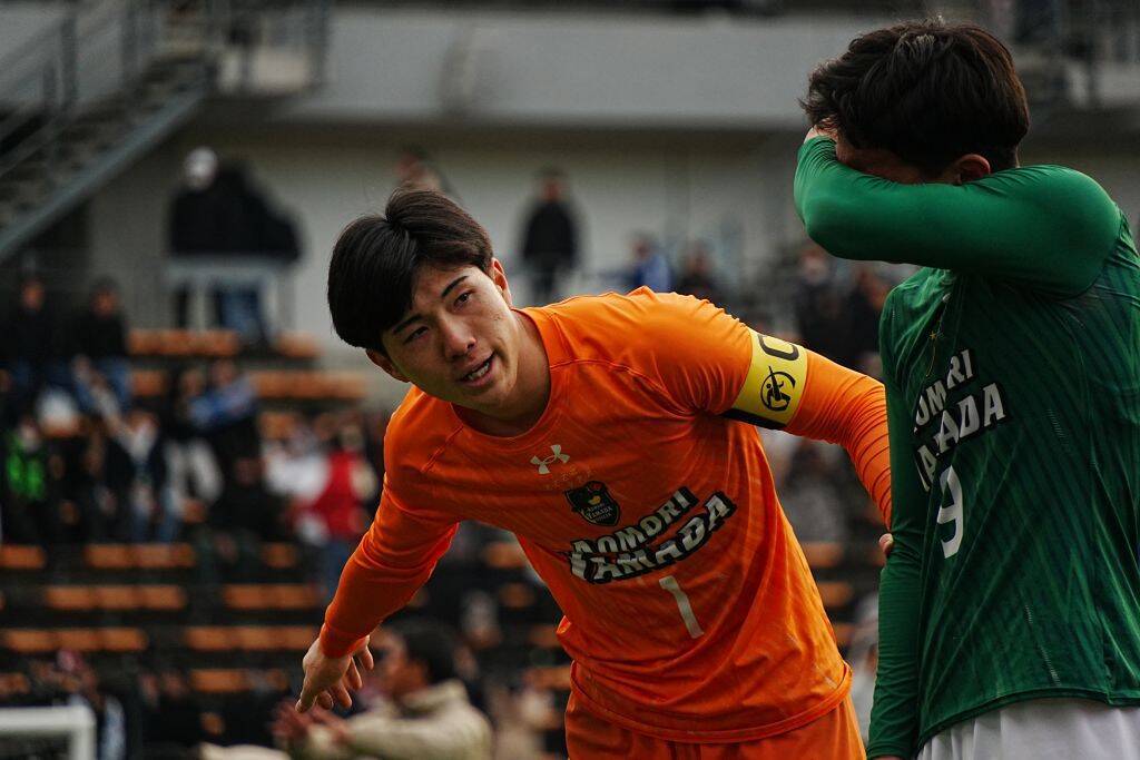 「責任から逃げたくなかった」GK松田駿は青森山田での主将経験をファジアーノ岡山でも発揮する「一つも無駄じゃなかった」