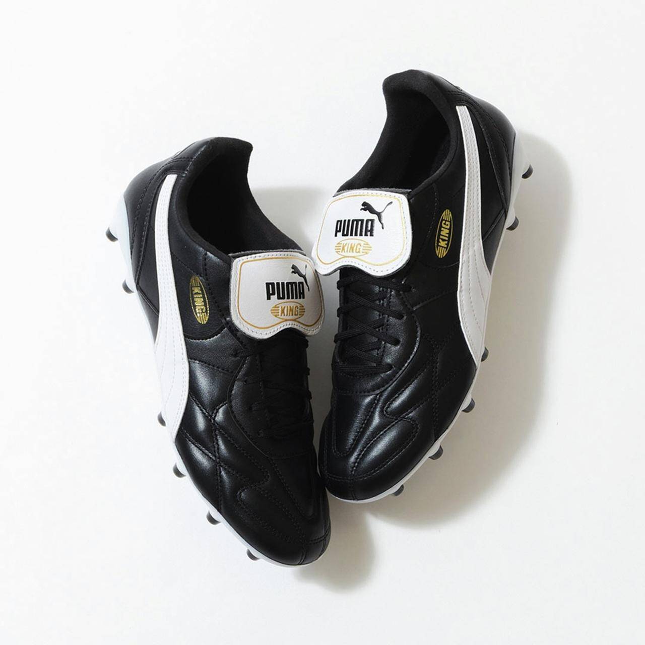 PUMAのサッカースパイク「キング」、天然皮革採用のクラシックな新作が登場！『キングプラチナム』『キングトップ』ともに牛皮