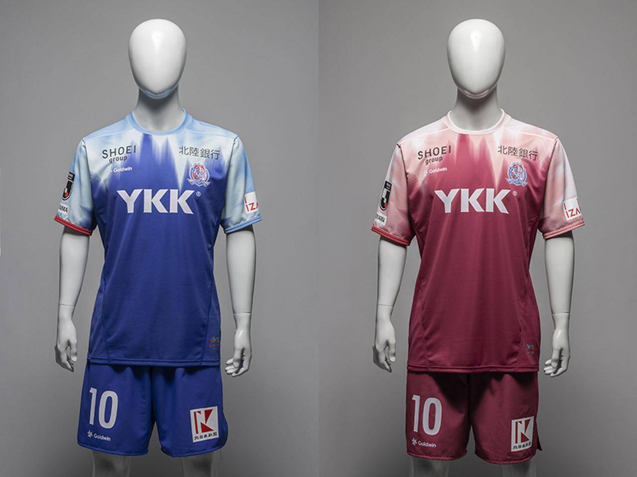 “奇跡的残留”のJ2カターレ富山、胸スポンサー「YKK」の新ユニフォームが登場！世界的企業名が23年ぶりに復活